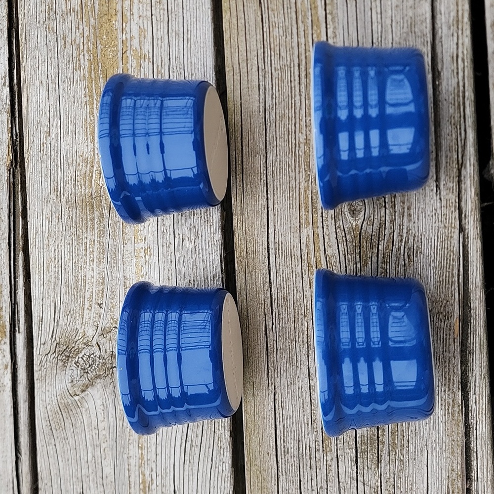 4 Le Creuset Stackable Ramekins Blueberry Color - Picture 7 of 16